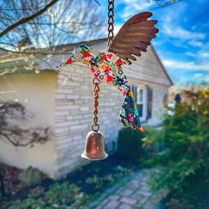 Happy Gardens - Floral Hummingbird Multicolor Ornament