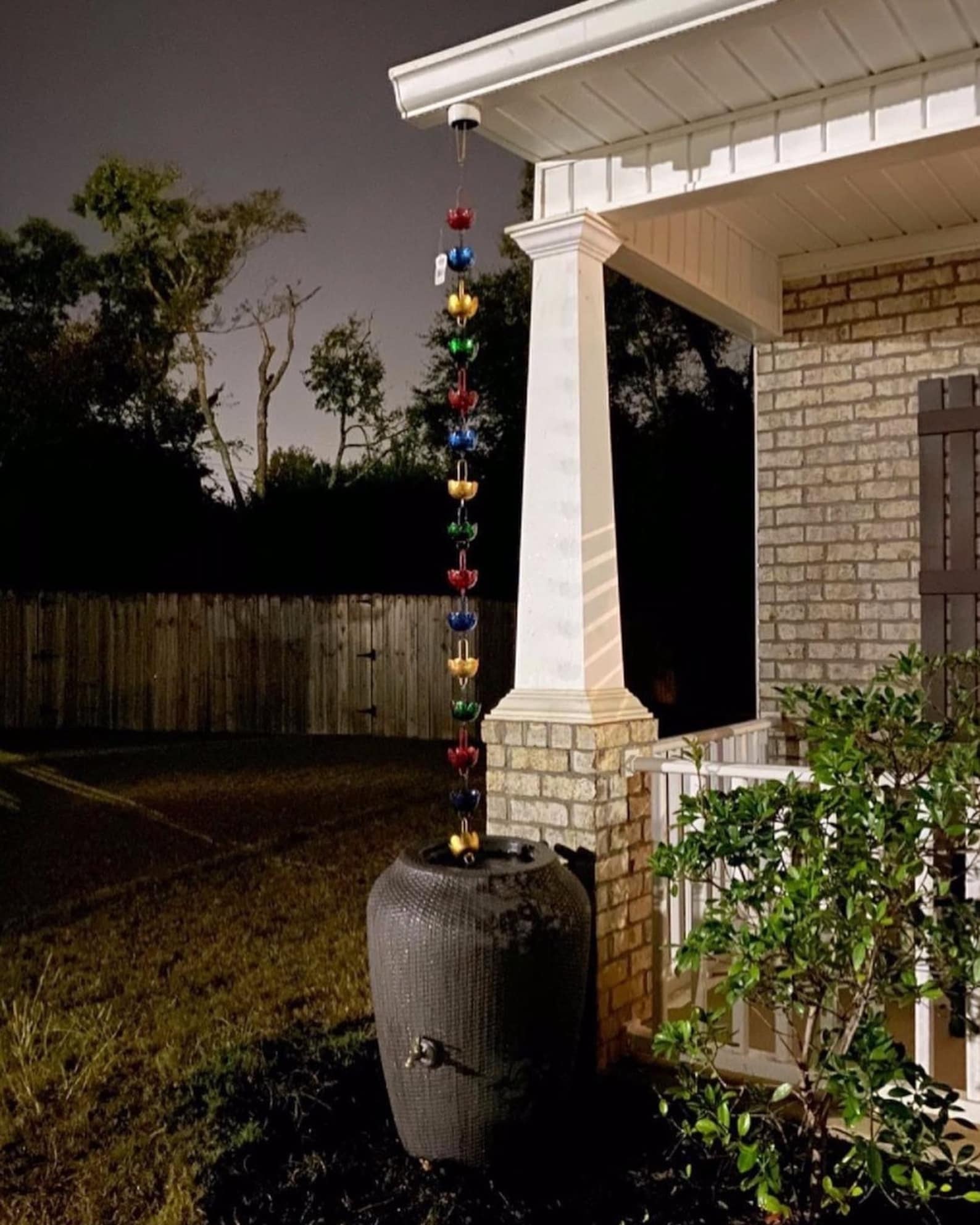 Multicolor Lily Cup Rain Chain Lilies Rain Chain Flower Rain Etsy