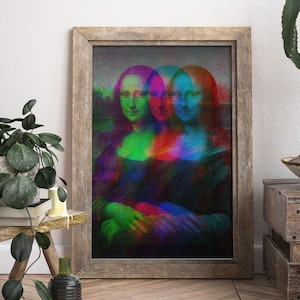 Mona Lisa Reproduction Print, Da Vinci Art Print, Mona Lisa Wall Art, Poster Mona Lisa, Poster Birthday Gift Idea, Frame Mona Lisa