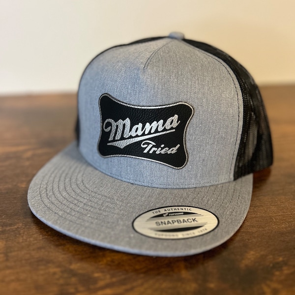 Mama Tried Flat Bill Trucker Hat