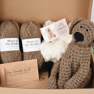Grandma Gift Crochet Kit, Gift for Grandma, Gift for Grandmother, Learn to Crochet, Craft Kit, Retirement Gift for Her, Crafts for Adults image 2