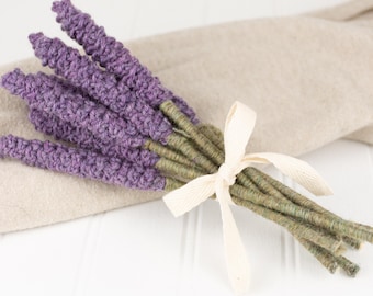 Lavender Crochet Pattern, Lavender Bouquet Crochet Pattern, Crochet Bouquet, Crochet Flower Pattern, Lavender Crochet Plant