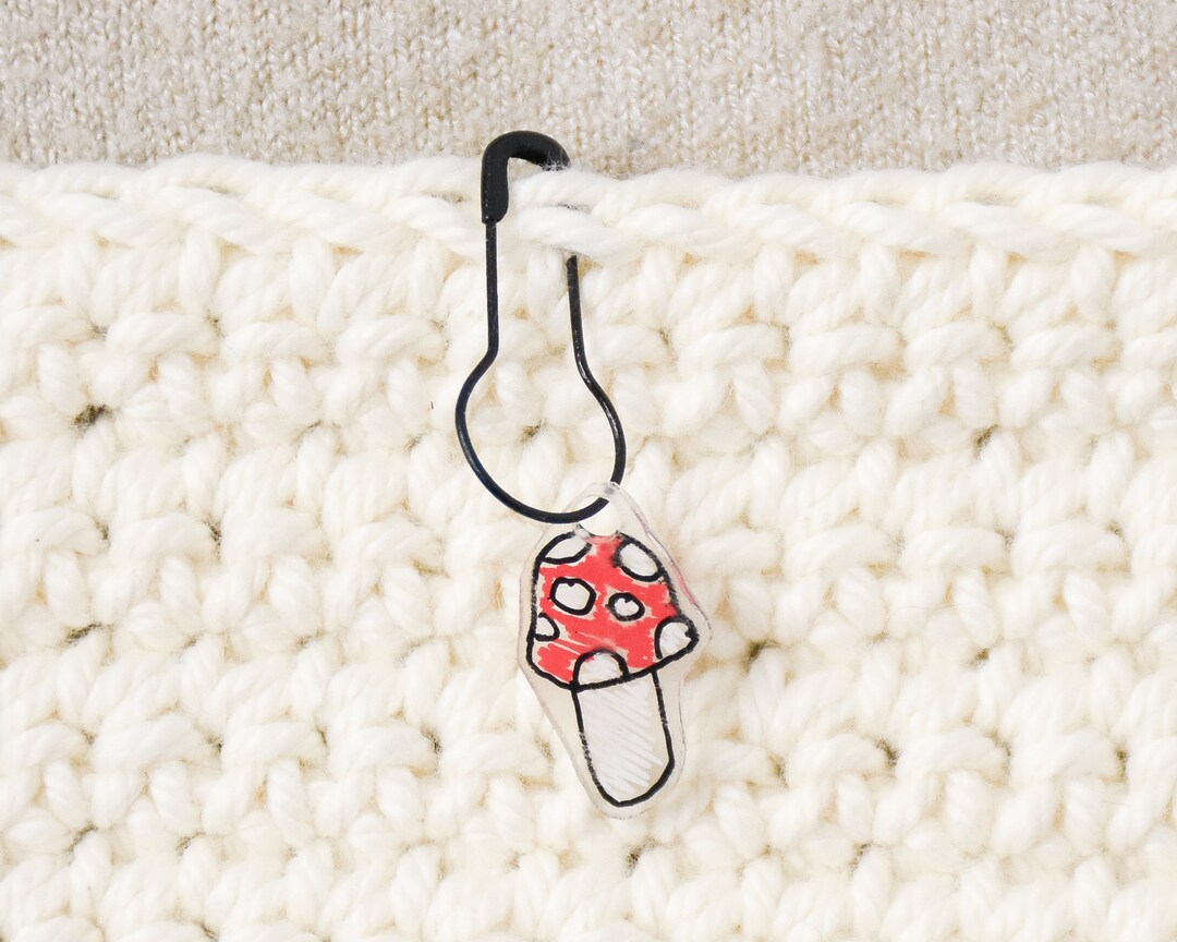 Mushroom Stitch Markers Toadstool Stitch Markers Stitch Etsy