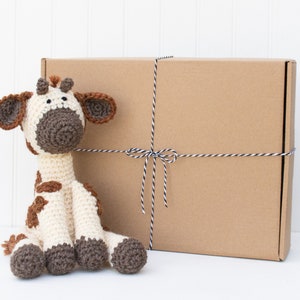 Giraffe Crochet Kit, Amigurumi Kit, Beginner Intermediate Crochet Kit, Amigurumi Giraffe, Stuffed Animal Crochet Pattern, Crochet DIY Kit image 4