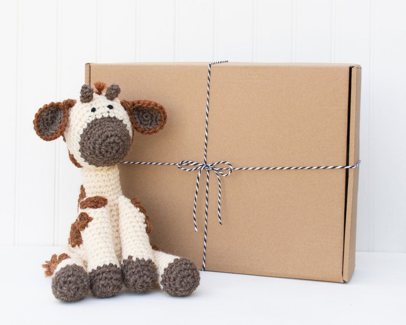 Giraffe Crochet Kit, Amigurumi Kit, Beginner Intermediate Crochet Kit, Amigurumi Giraffe, Stuffed Animal Crochet Pattern, Crochet DIY Kit image 4