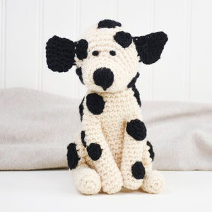 Dalmatian Amigurumi Crochet Pattern: Stuffed Puppy Toy (PDF Pattern)
