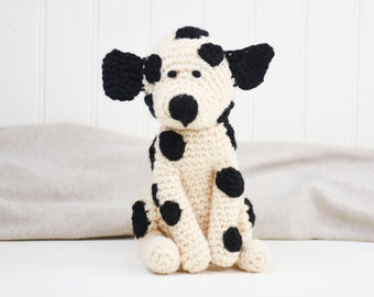 Dalmatian Crochet Pattern, Dog Crochet Pattern, Dog Amigurumi Pattern, Dalmatian Amigurumi, Puppy Stuffed Toy Crochet Pattern, Crochet DIY