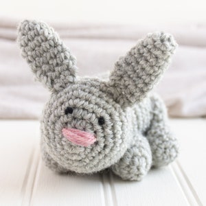 Easter Bunny Crochet Pattern, Amigurumi Rabbit Pattern, Crochet Bunny Easter Basket Pattern, Crochet Bunny Stuffed Animal Amigurumi Pattern