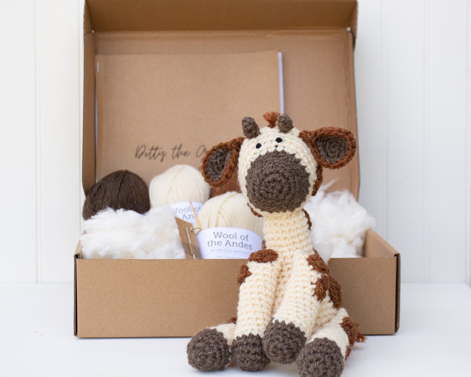 Giraffe Crochet Kit Amigurumi Kit Beginner Intermediate Etsy