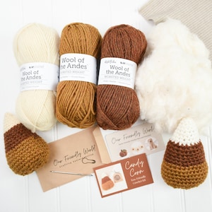 Crochet Kit with Yarn, Gift for Crocheter, Christmas Gift for Crochet Lover, Crochet Gift Set, Yarn Gift Set, Birthday Gift for Crocheter image 1