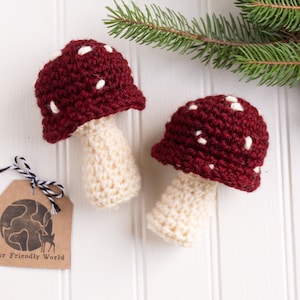 Mushroom Crochet Pattern, Mushroom Stuffed Toy Pattern, Fly Agaric Amigurumi, Crochet Mushroom Plush, DIY Woodland Nursery Decor, PDF