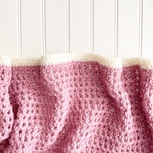 Boho Crochet Baby Blanket Pattern, Simple Baby Blanket Crochet Pattern, Baby Girl Crochet Blankets, Baby Girl Blanket Crochet Pattern