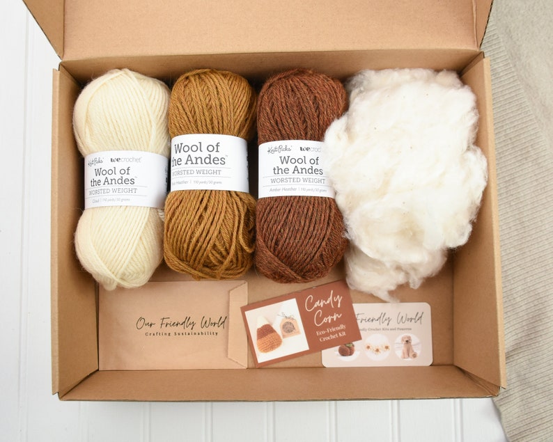 Crochet Kit with Yarn, Gift for Crocheter, Christmas Gift for Crochet Lover, Crochet Gift Set, Yarn Gift Set, Birthday Gift for Crocheter image 5