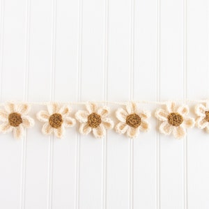 Crochet Garland Pattern, Daisy Garland Crochet Pattern, Crochet Flower Garland Pattern, Spring Flower Crochet Pattern, Daisy Chain Crochet image 5