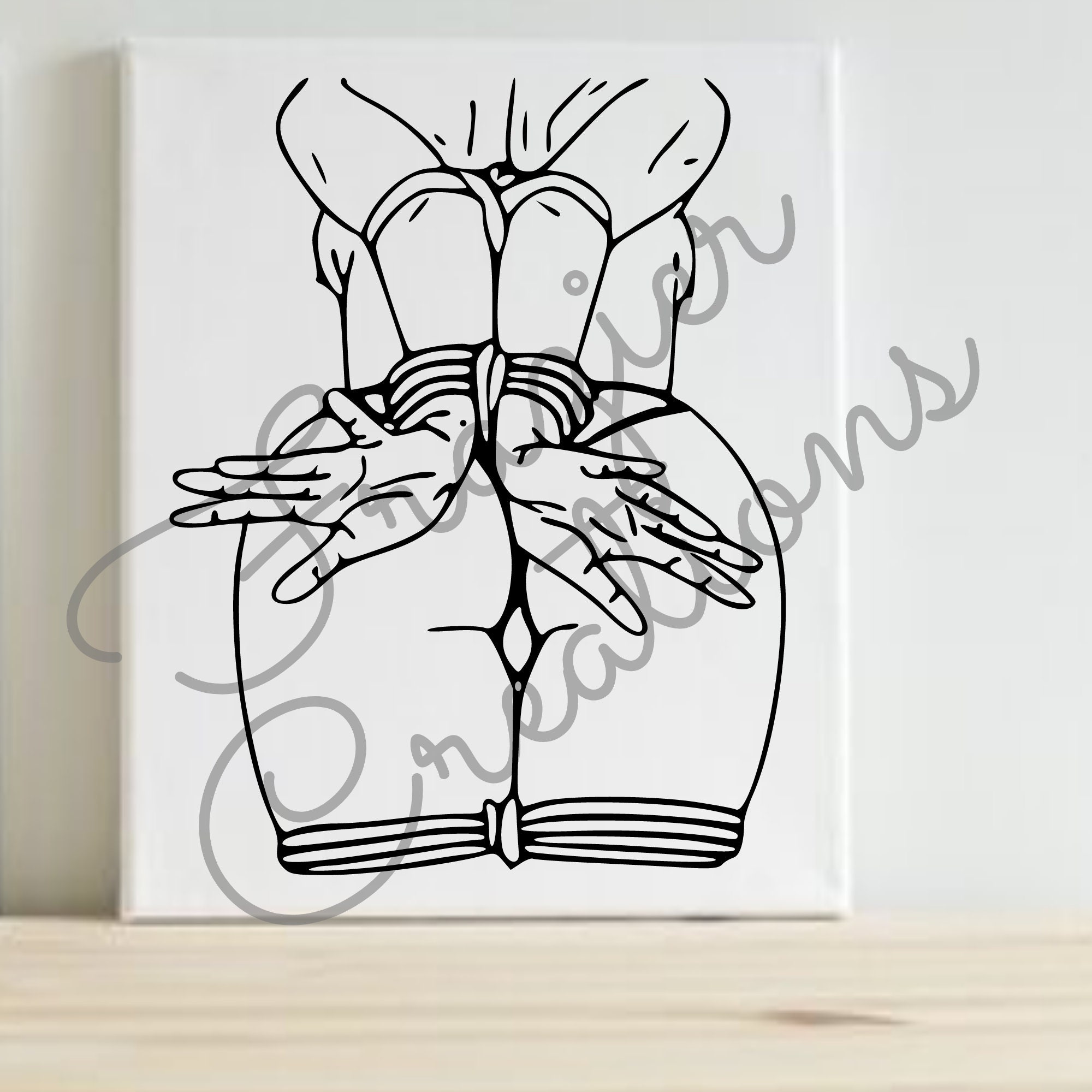 BDSM SVG Paint Party Sip and Paint Canvas Painting DIY Etsy Australia