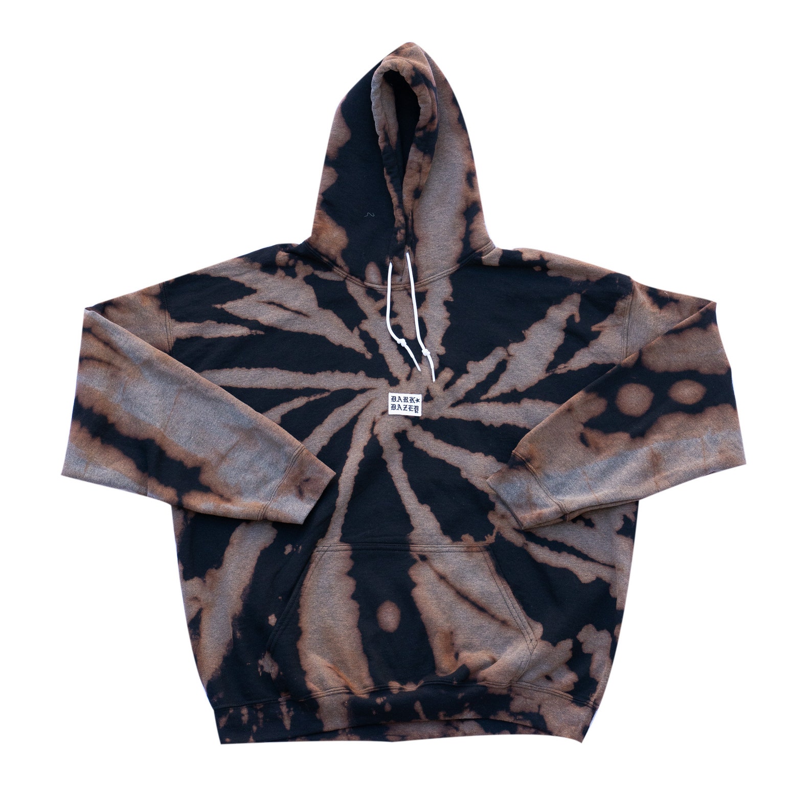bleach dye hoodie