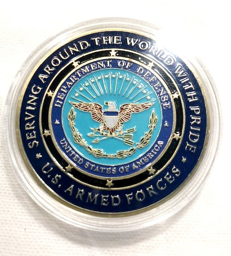 2 Coins All 6 Military Branches 2 Coin Space Force/ Etsy