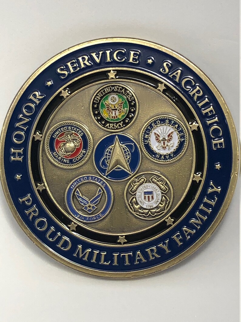 2 coins All 6 branches including SPACE FORCE US Armed Etsy