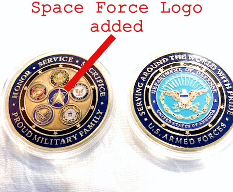 2 coins All 6 branches including SPACE FORCE US Armed Etsy