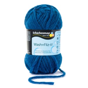 Schachenmayr Wash+Filz-it! Lana da infeltrire 50g 00025 (indaco)
