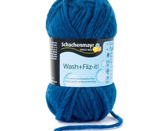 Schachenmayr Wash+Filz-it! Felting wool 50g 00025 (indigo)