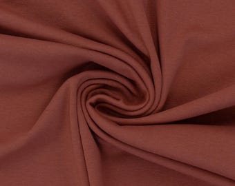HW24/25 Vanessa, Jersey Cotton, 000715 solid color, rust