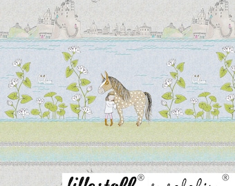 Susalabims Horse Fairy Tale, Lillestoff Bio Jersey, Panel Lillestoff