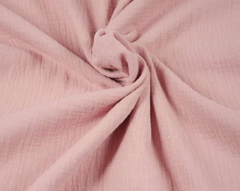 HILCO Muslin Double Gauze Pink Eco-Tex 100