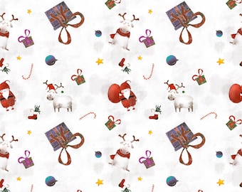 Christmas fashion, Lillestoff organic jersey, Christmas fabric