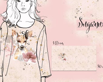 Lillestoff Organic Jersey Sugarsweet – organic panel from Lillestoff | Designed by Lillemo