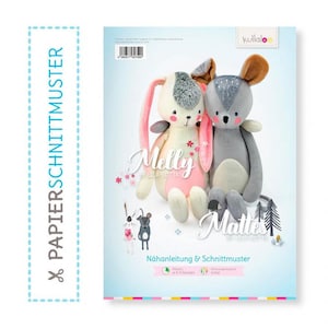 Libretto Kullaloo Peluche Coniglietto “Melly” e Topo “Mattes”