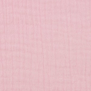 Muslin, double gauze, Jenke, 000431 plain, light pink, swafing, Oeko-Tex 100, muslin cloth