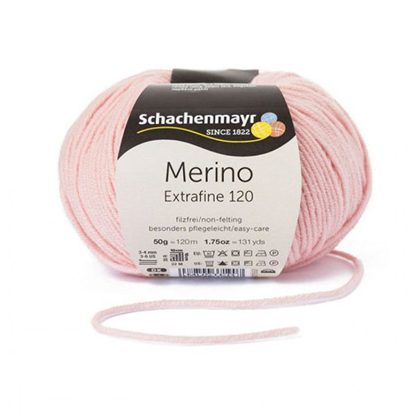 Schachenmayr Wolle, Extrafine, 50G, 00135, Rosa