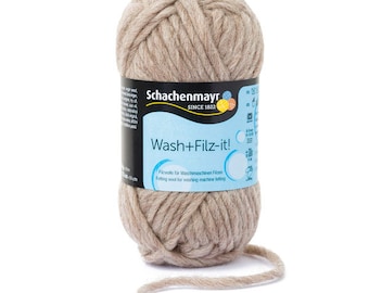 Schachenmayr Wash+Filz-it! Felting wool 50g 00035 (linen)