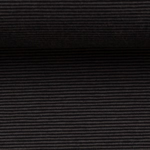 Tubular fabric, cuffs, 299011 stripes, black/white