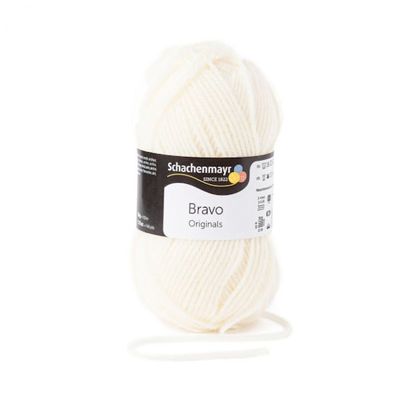 Schachenmayr Wool, Hand Knitting Yarn, Bravo, 50G Ecru 