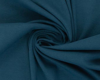 FW24/25 Vanessa, jersey cotton, 000749 plain, petrol