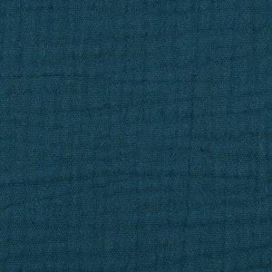 Muslin, Double Gauze 000596 plain, dark blue