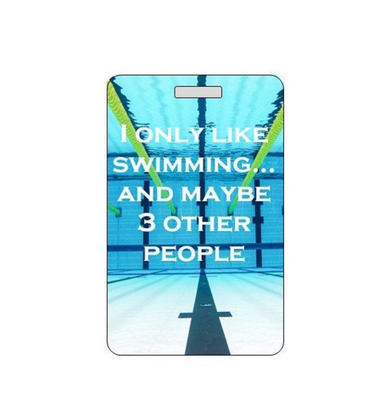 Swim Bag Tag. Customizable. Waterproof. Made in USA. Etsy