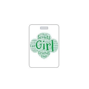 Girl Scouts Bag Tag.  Customizable.  Great gift!