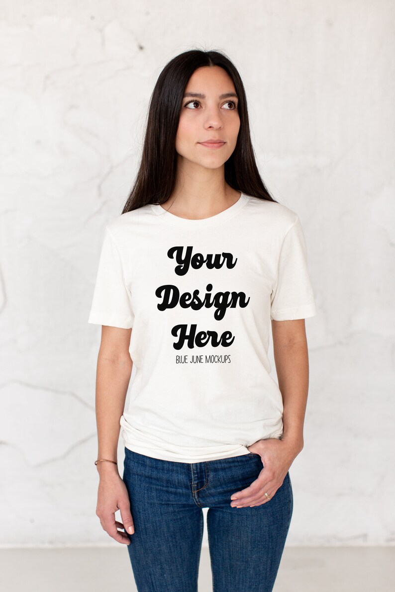 bella and canvas t shirt mockup