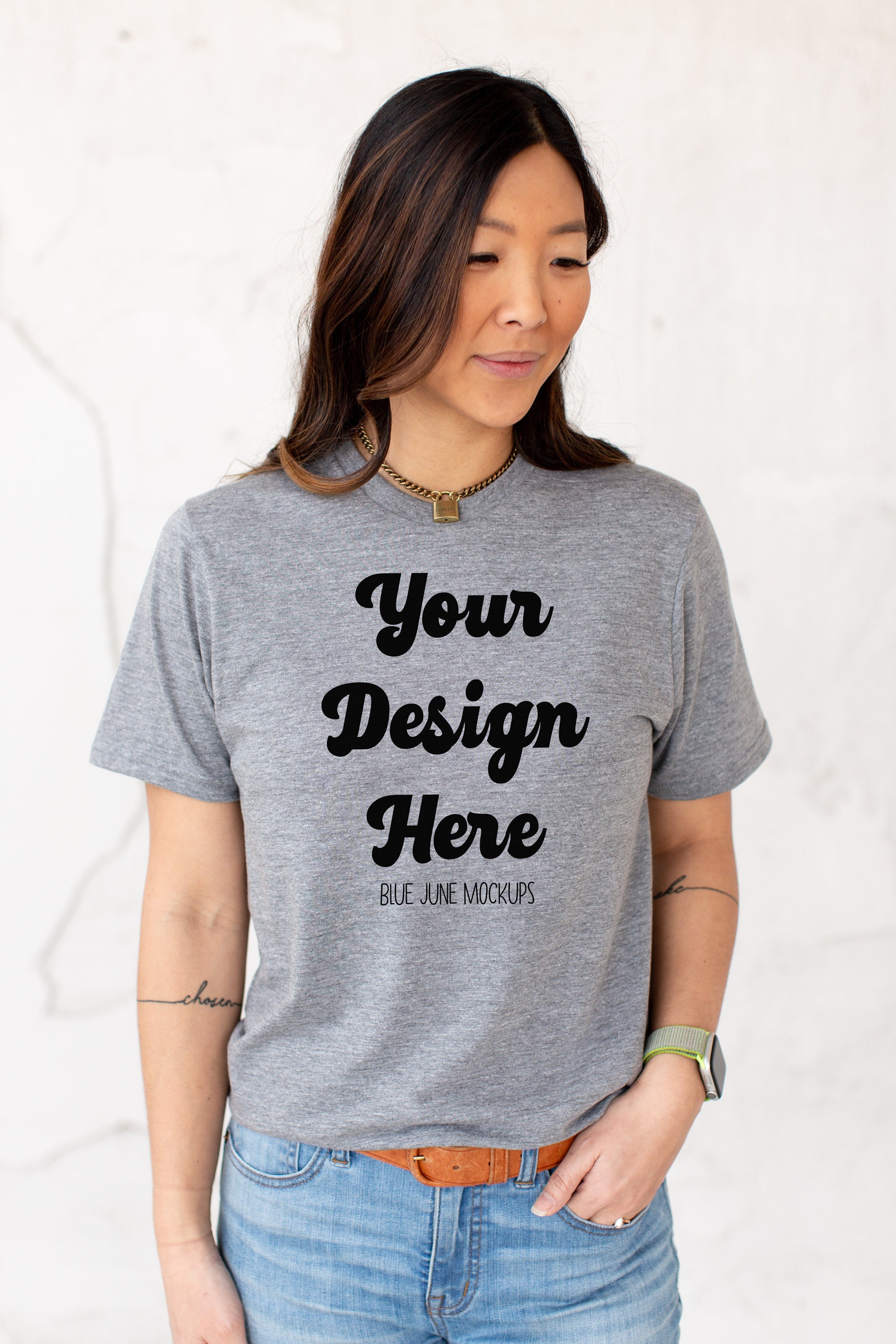 Download Tee Shirt Flat Lay Alternative Model Mockup Allmade Tshirt Etsy