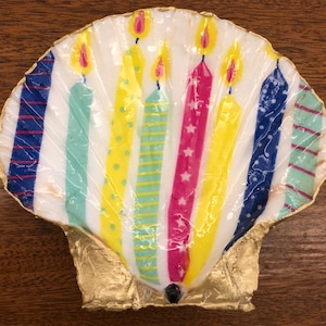 Conchiglie di mare decoupage