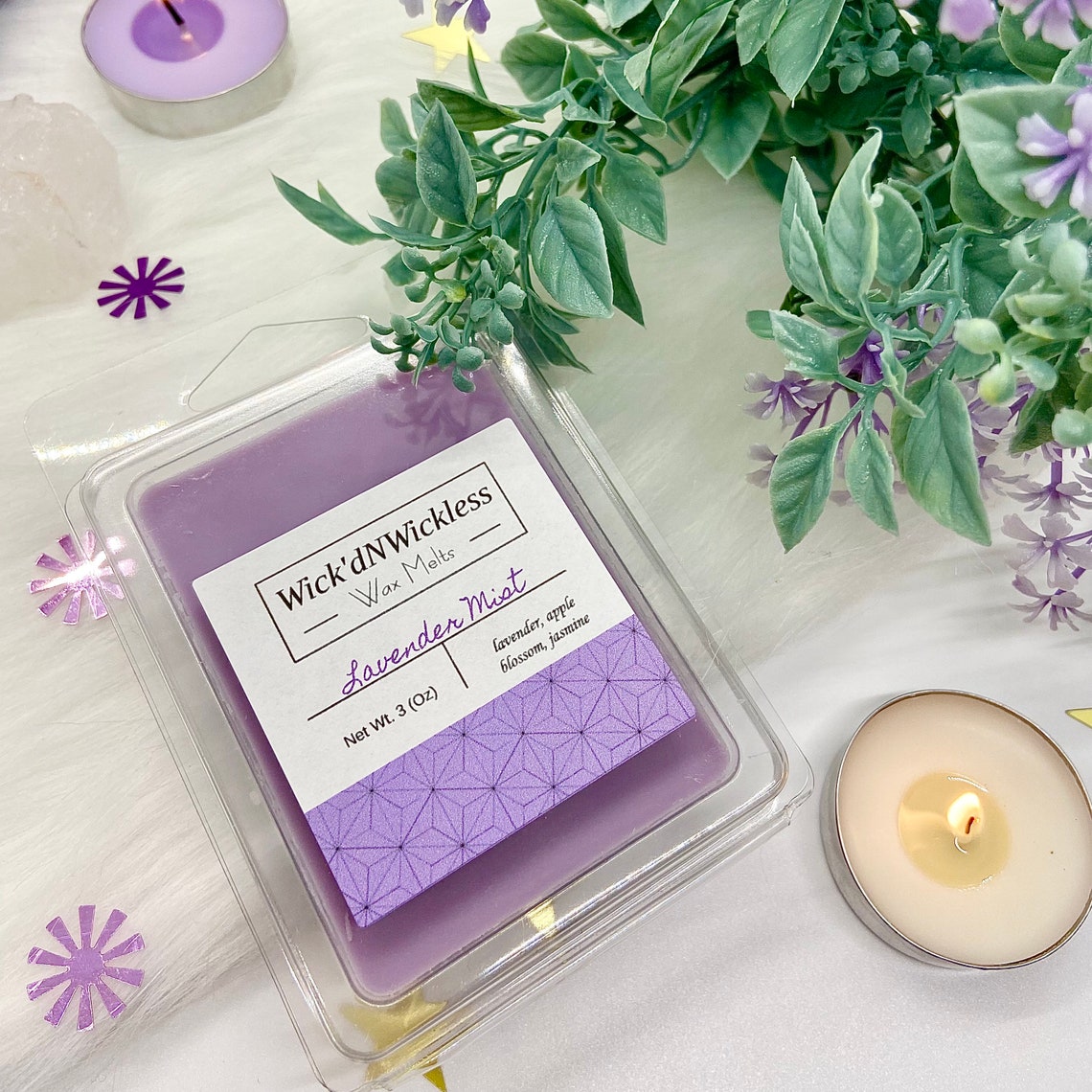 Floral Soy Blend Candle Wax Melt Bars Spring Summer Wax Cube Etsy