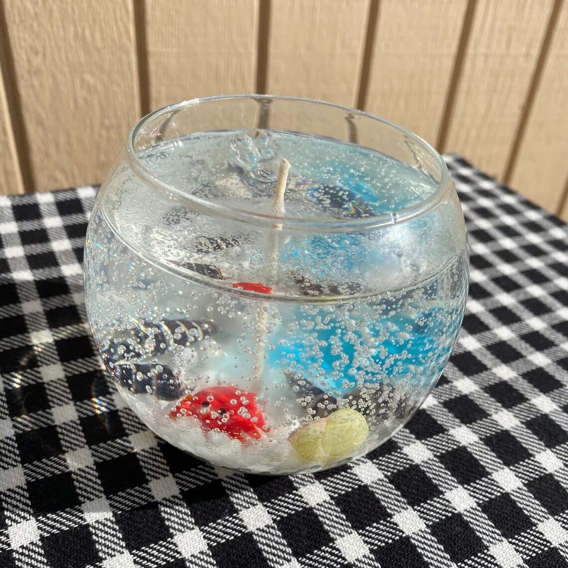 12 oz Under the Sea Gel Candle Etsy