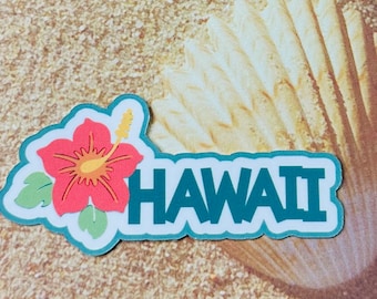 Hawaii Sticker - Qty 3