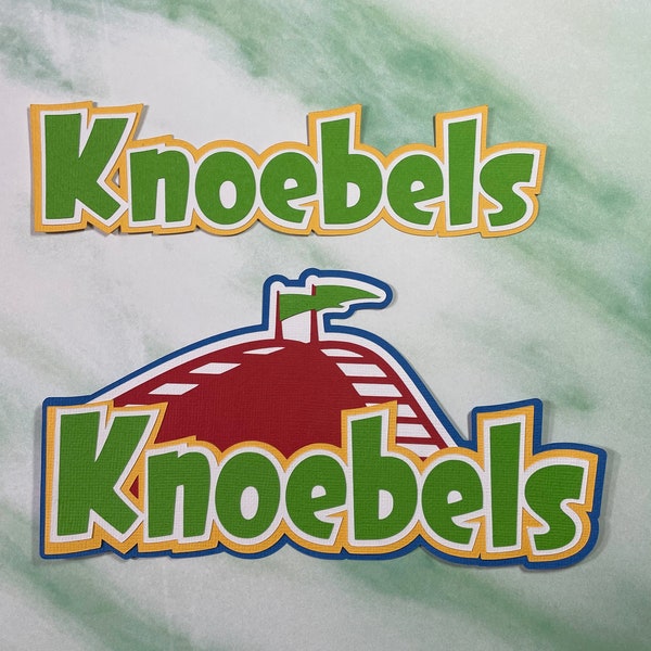 Knoebels Die Cut Scrapbook Title (2 options)