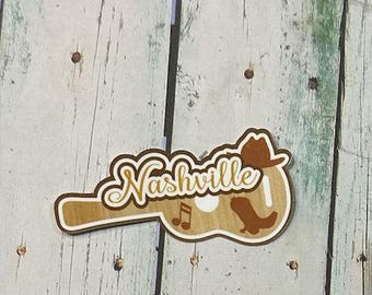 Pegatina de Nashville - Cantidad 3