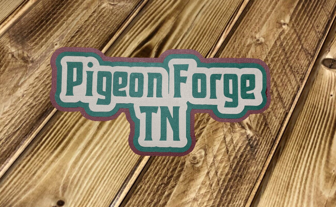 Pigeon TN Die Cut 8.5 x 4.25 Scrapbook Title Etsy