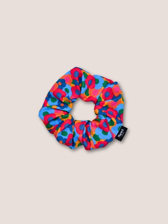 Hand Crafted Luxury Printed Scrunchie NEW Size -XL ) CE main image 2